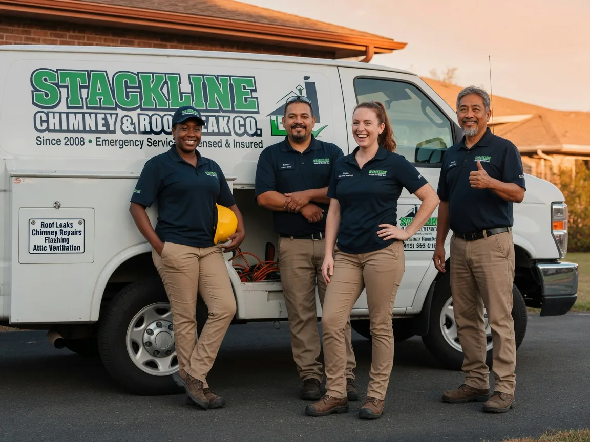 Chimney flashing repair company in Blanchard, OK